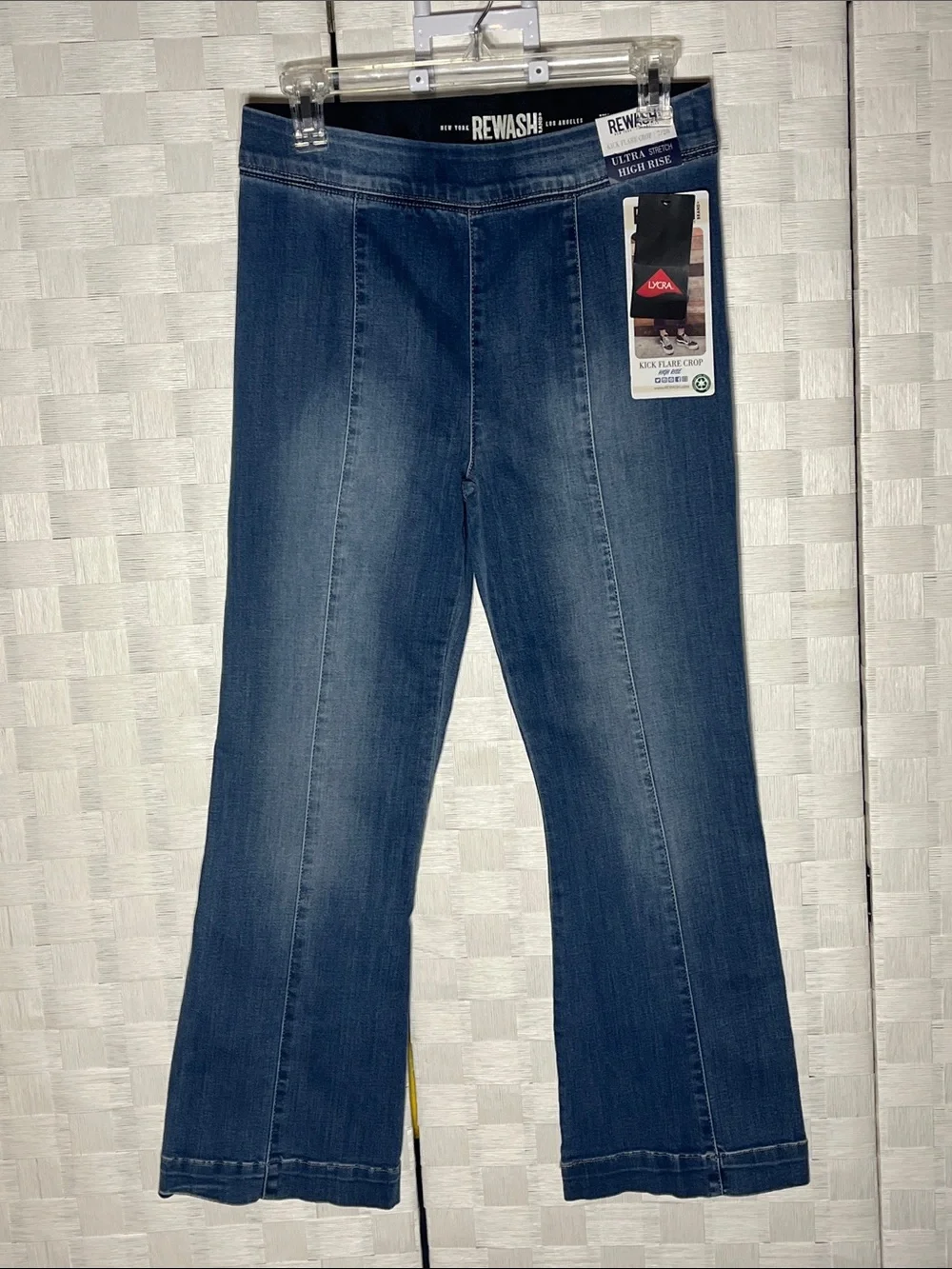 Rewash Blue Kick Flare crop Jeans Size 7/28